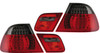 Back Rear Tail Lights Pair Set LED Clear Red Black BMW E46 Saloon 01-05