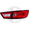 Back Rear Tail Lights Pair Set LED Clear Red Renault Clio 13-On