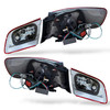 Back Rear Tail Lights Pair Set LED Clear Red Grey for BMW E92 06-09