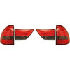 Back Rear Tail Lights Pair Set LED Clear Red Smoke for BMW X3 E83 2004-06