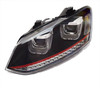 Lhd For VW Polo 6R Black DRL LED Projector Headlights Dynamic Indicator R-line