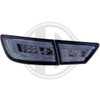 Back Rear Tail Lights Pair Set LED Clear Smoke Renault Clio 13-On
