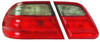 Back Rear Tail Lights Pair Set Red Grey Mercedes-Benz E Class W210 95-02