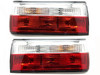 Back Rear Tail Lights Pair Set Red White BMW 3 Series E30 87-90