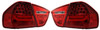 LED Back Rear Tail Lights For BMW E90 05-08 Not For 335D Red Lamps Lci Style