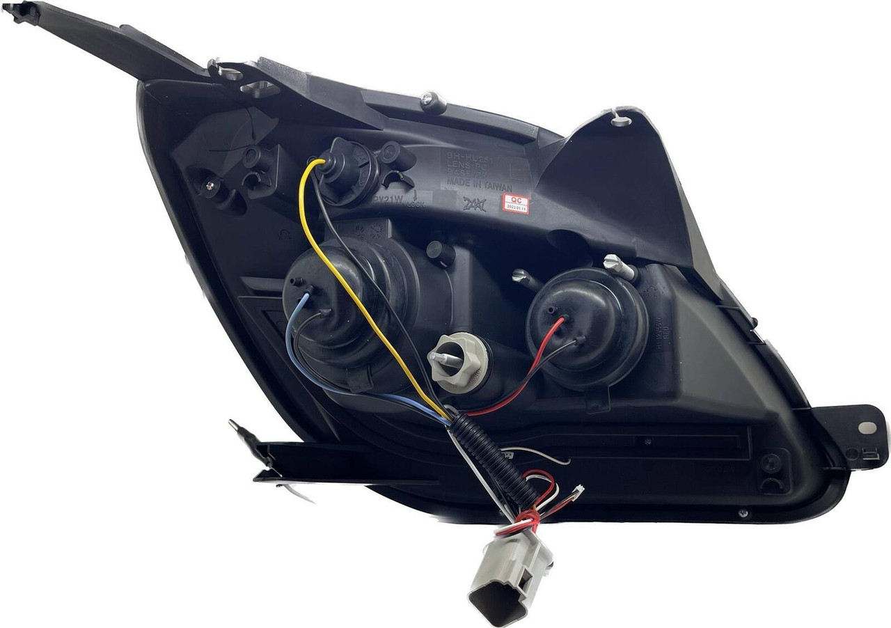 For Ford Fiesta Mk6 Black DRL LED Projector Headlights Lighting Lamp Part 02-08