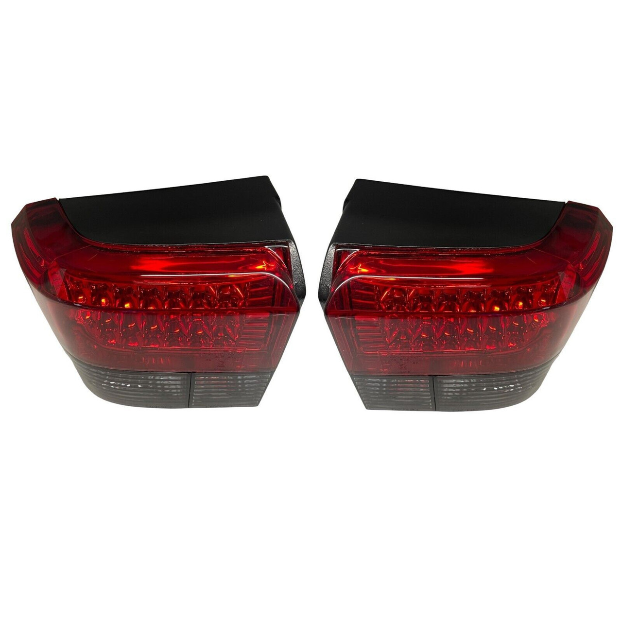 For VW Transporter T4 90-03 LED Back Rear Tail Lights Lamps Half Smoked Red