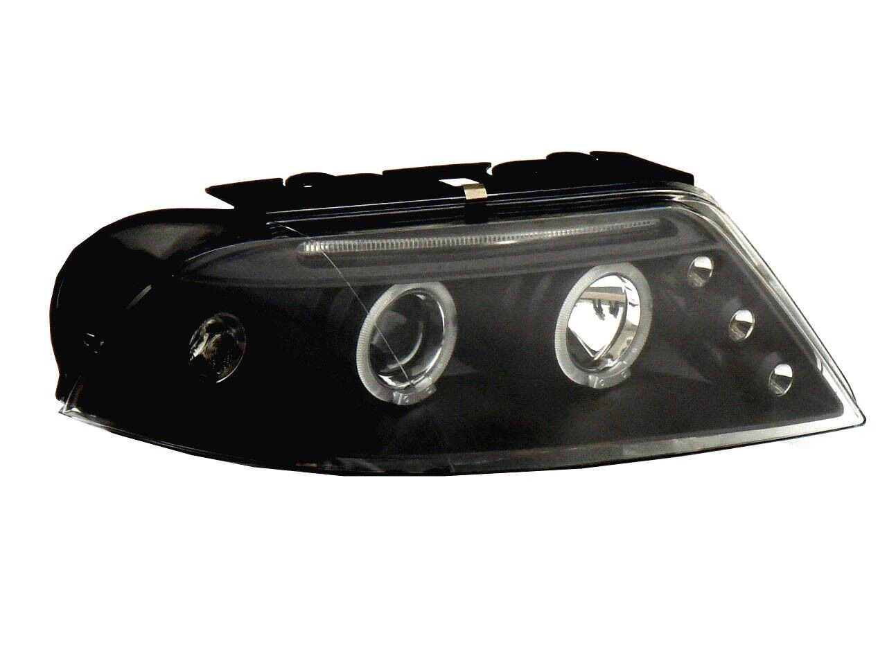 For VW Passat 00-05 Black Angel Eye Projector Headlights Lighting Lamp