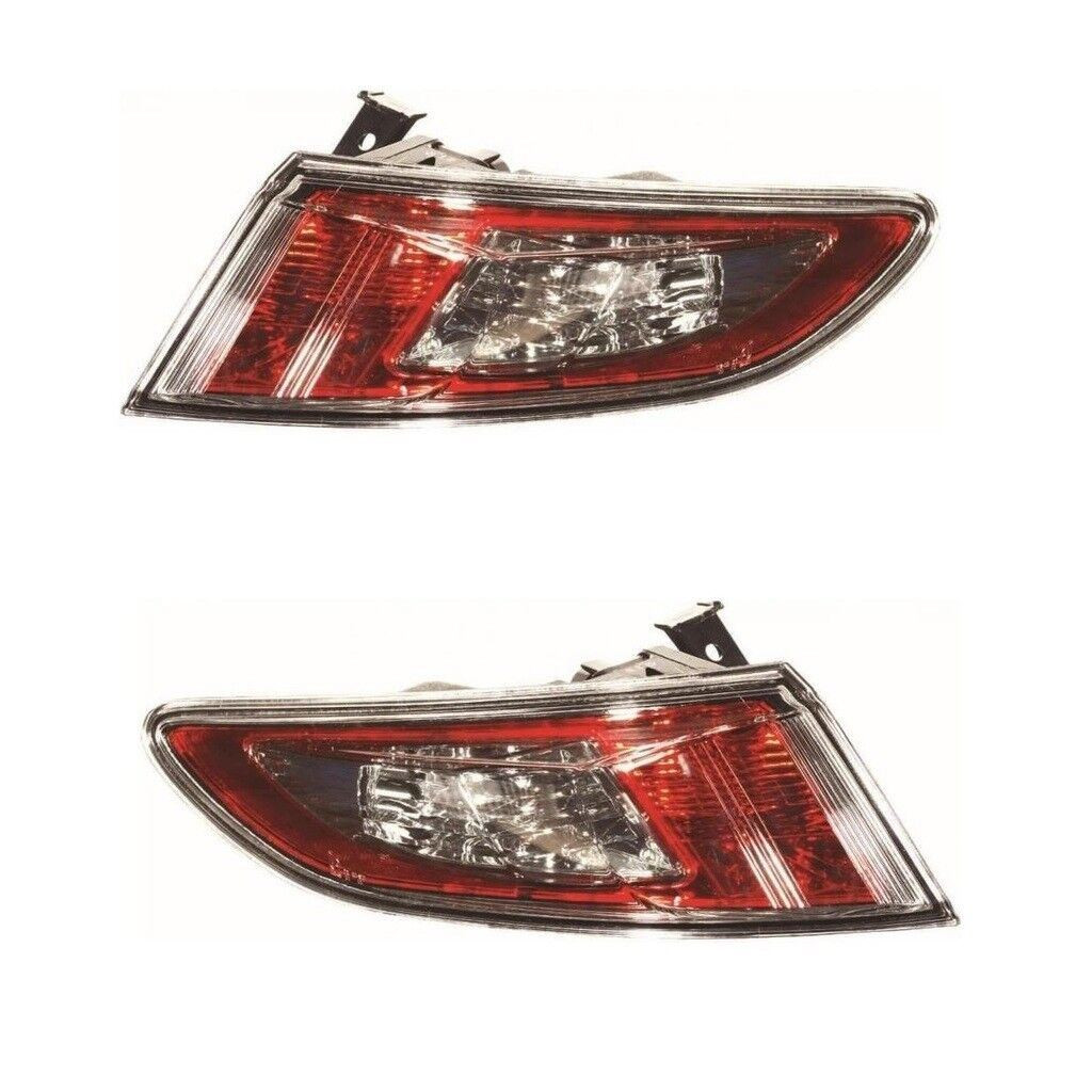 For Honda Civic Mk8 3 &amp; 5 Door 2009-6/2012 Rear Lights Lamps Smoked Pair OS NS
