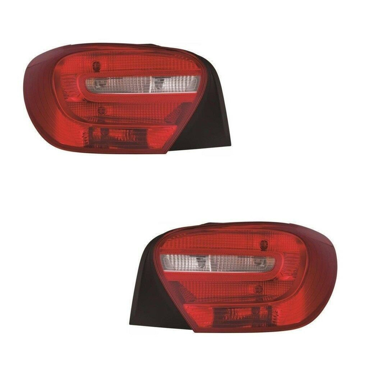 For Mercedes A Class W176 Hatchback 10/2012-On Rear Lights Lamps Pair OS NS