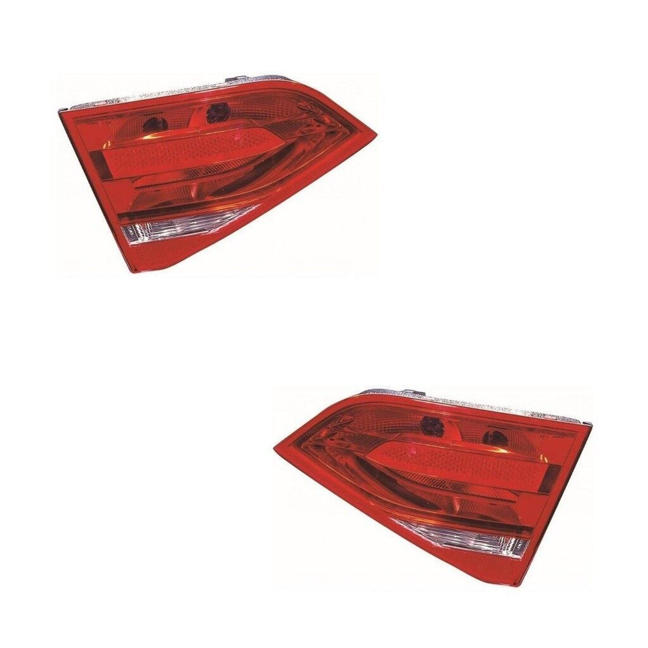 For Audi A4 Mk3 Saloon 4/2008-5/2012 Inner Boot Rear Lights Lamps Pair OS NS