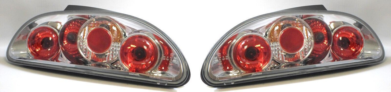 Rover Mgf &amp; Mgtf 96-05 Chrome For Lexus Rear Tail Lights Lamps Indicators Set