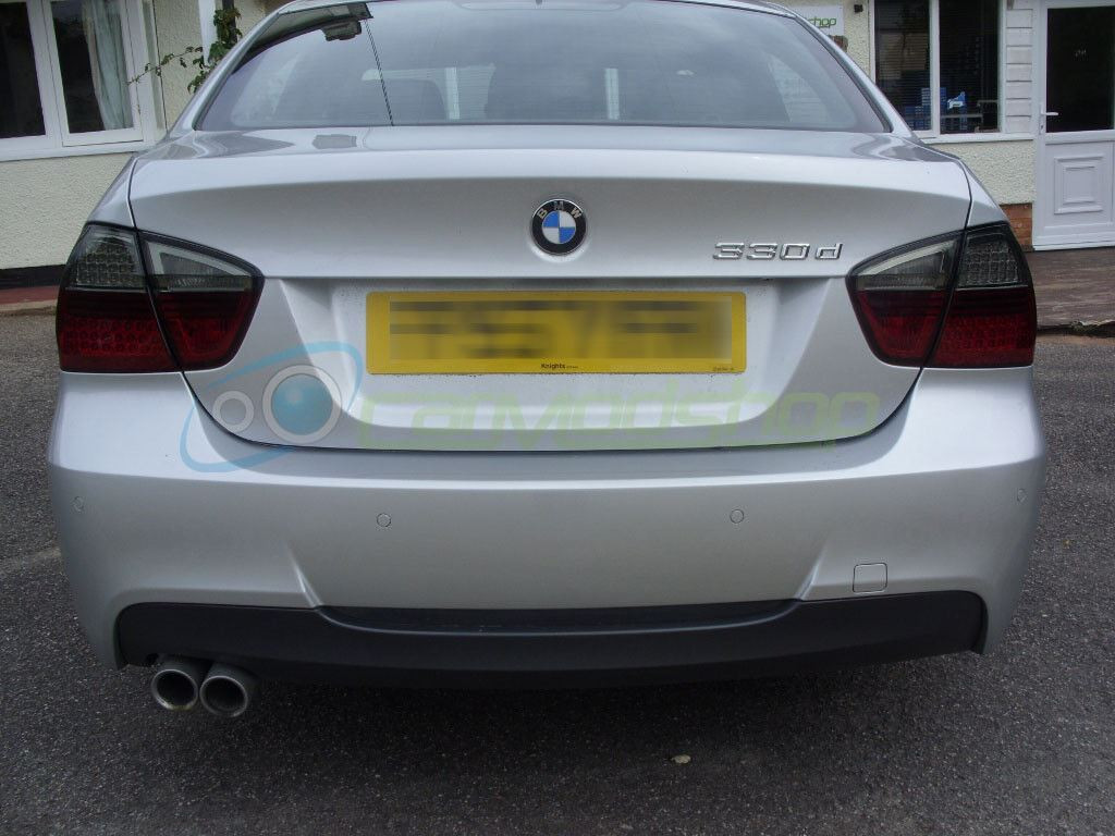 For BMW 3 Series E90 2005-08 Red Smoked LED Back Rear Tail Lights Lamps 4 Piece