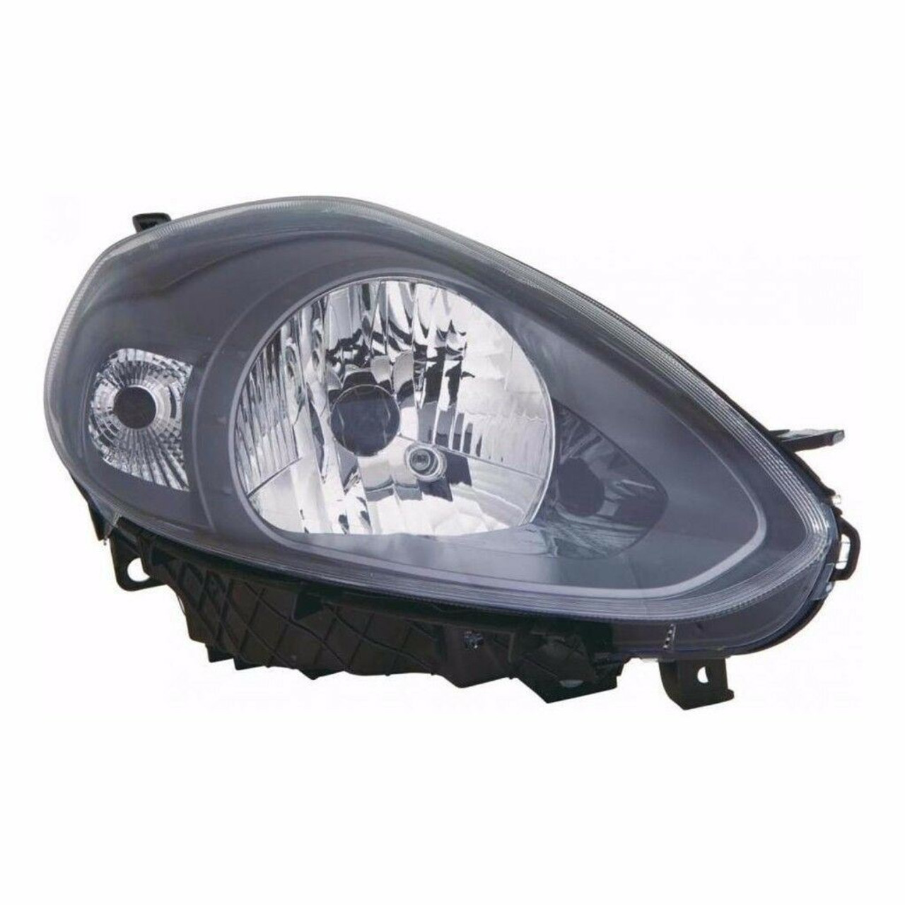 For Fiat Punto Evo 2010-2012 Headlight Headlamp Black Inner Drivers Side O/S