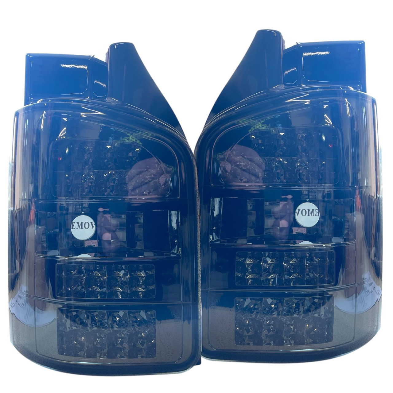 For VW Transporter Caravelle T5 03-10 Smoked LED back rear tail lights Barn door