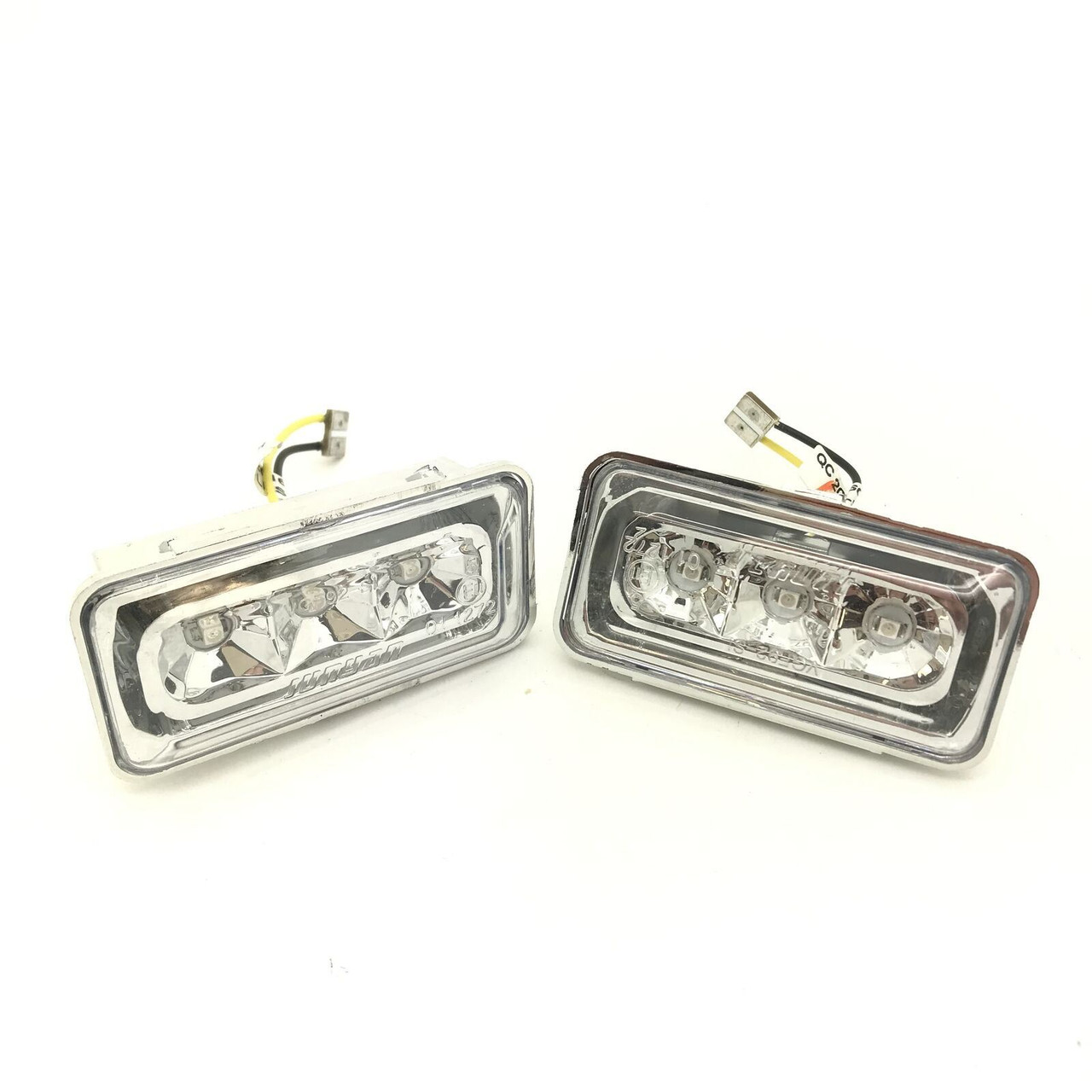 For VW Golf MK3 92-98 chrome clear LED side repeaters indicators blinkers pair