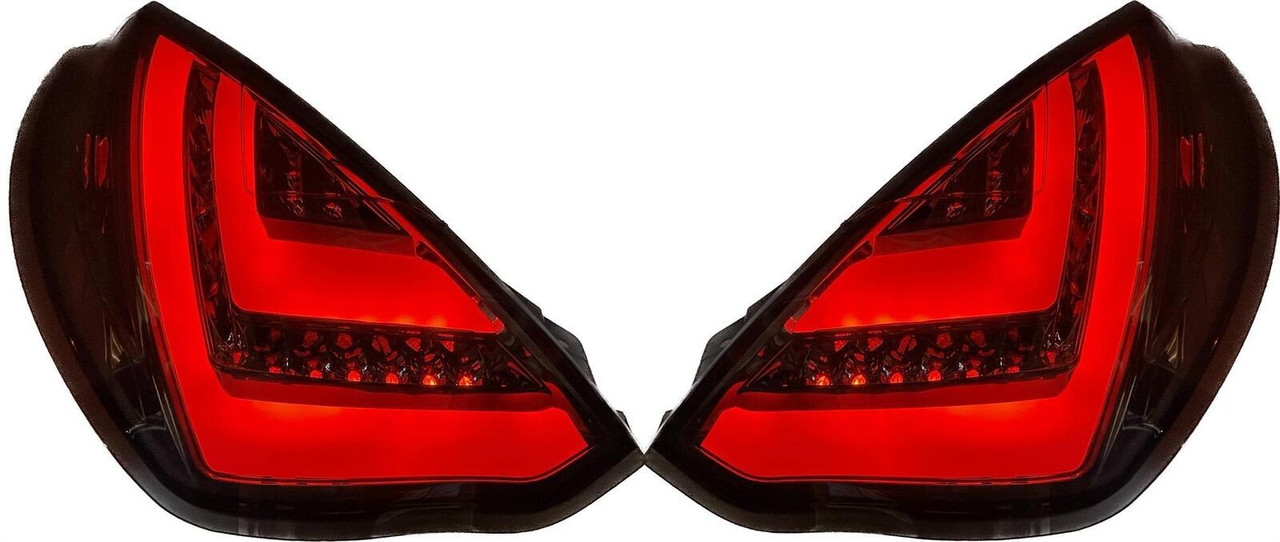 For Ford Fiesta MK7 12-18 Smoked black LED lightbar back rear tail lights