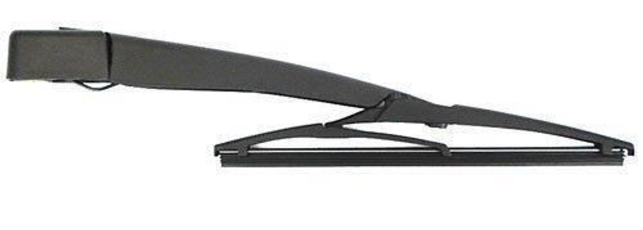 Rear wiper blade and arm