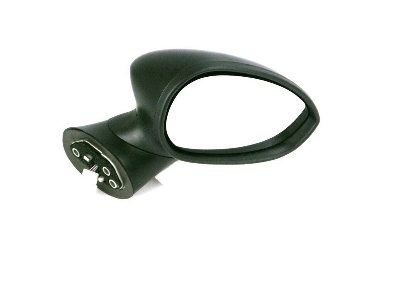 For Fiat 500 Convertible 2008-&gt; Electric Wing Door Mirror Black Drivers Side OS