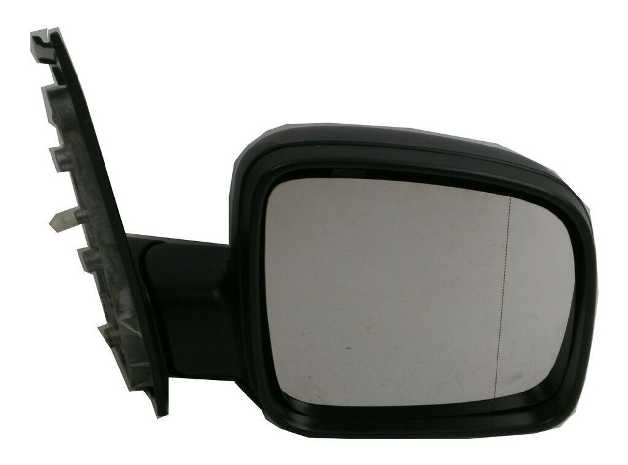 For VW Caddy Mk3 Van 10/2010-&gt; Manual Wing Door Mirror Black Drivers Side