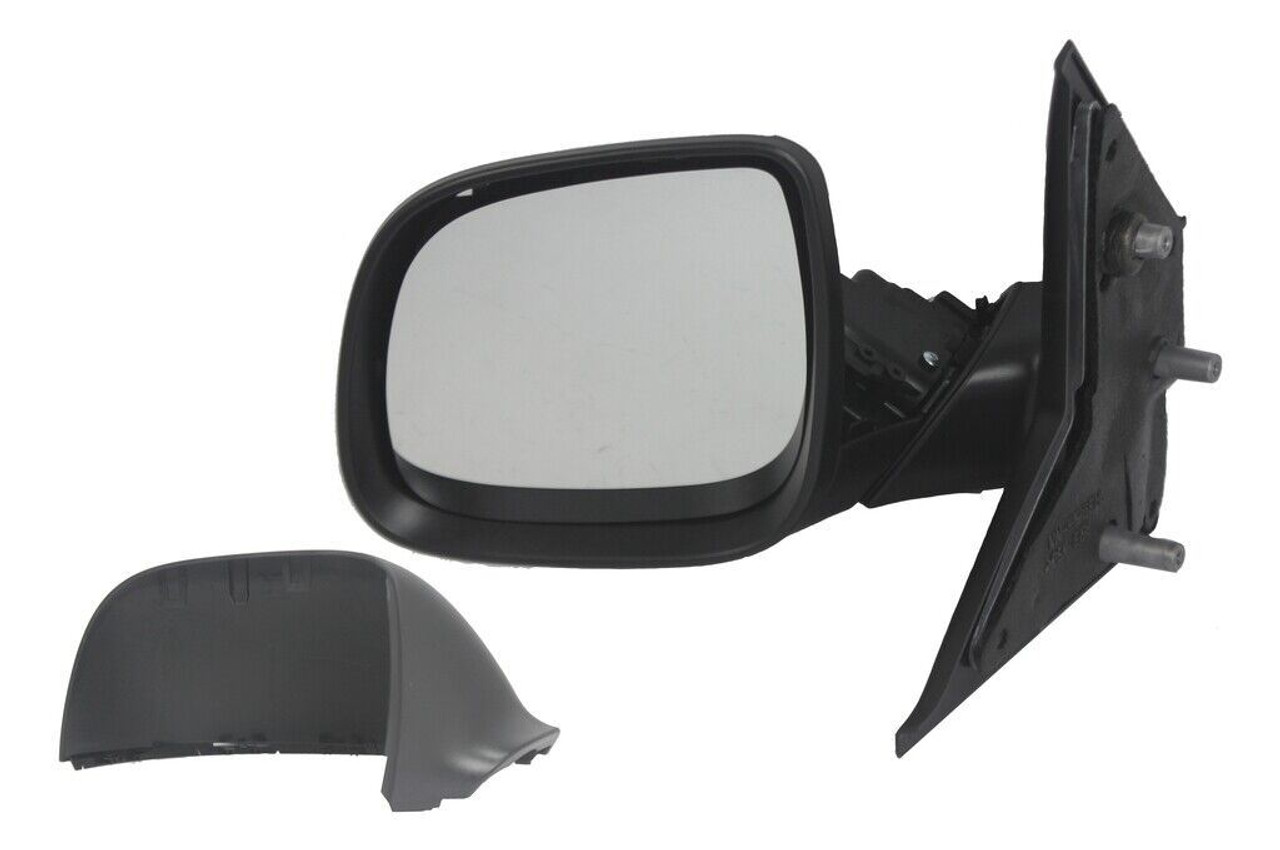 For VW Transporter T5 Van 1/2010-2015 Manual Wing Mirror Black Left Side NS