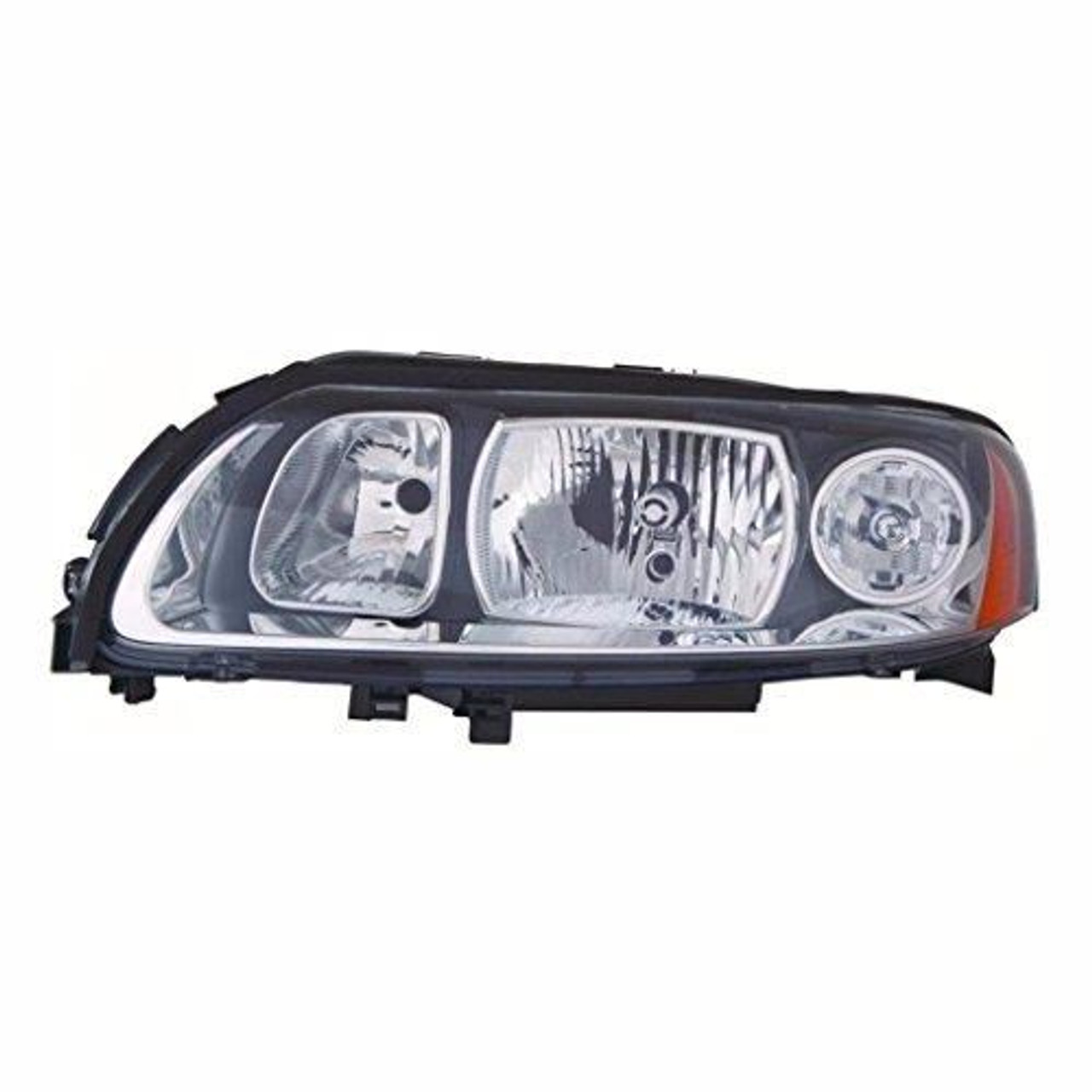 For Volvo S60 5/2005-9/2010 Headlight Headlamp Black Surround Left Side NS