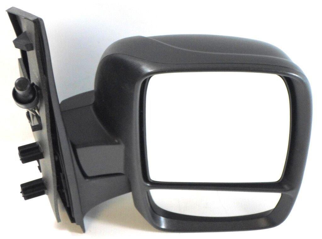 For Citroen Dispatch Van 2007- Cable Twin Glass Wing Mirror Black Right OS Side