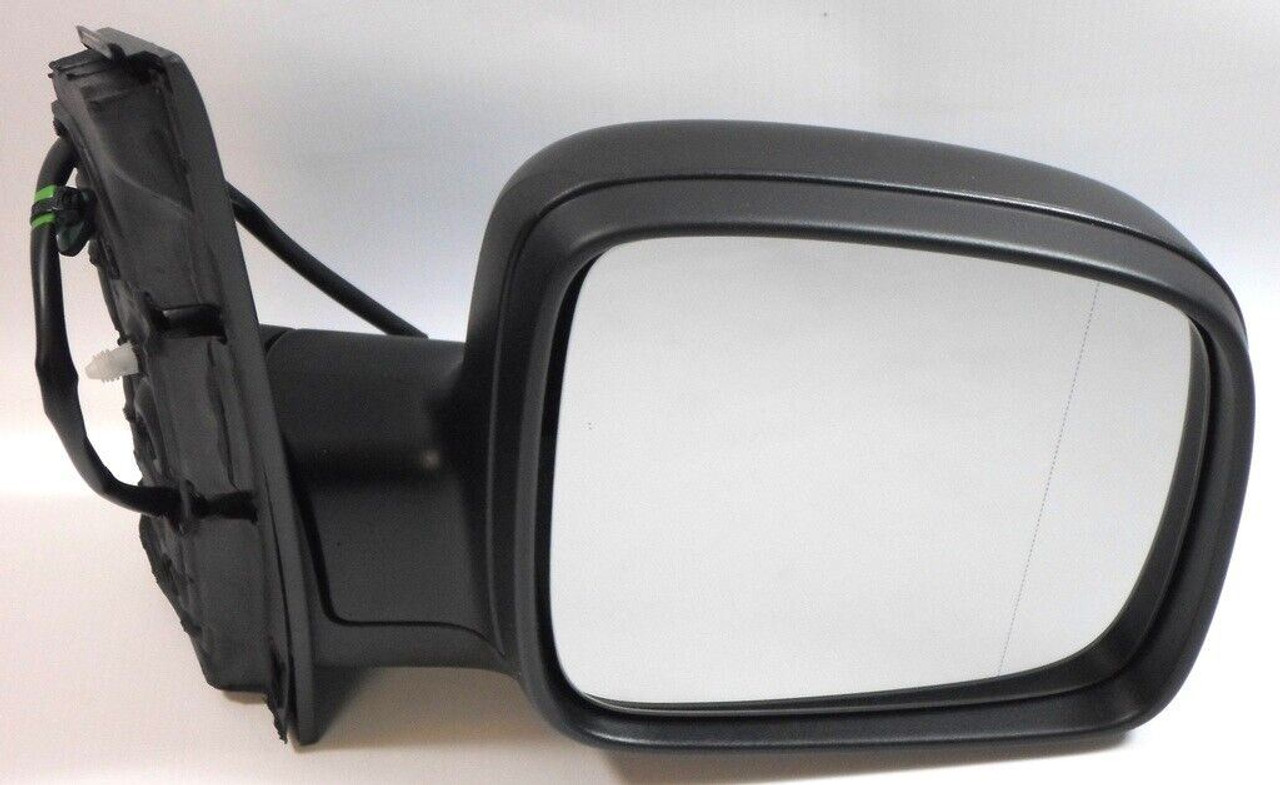 For VW Caddy Van 10/2010-&gt; Electric Wing Door Mirror Black Drivers Side O/S