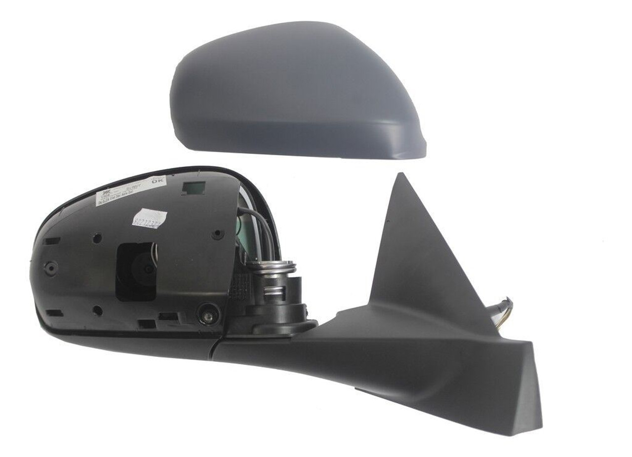 For Alfa Romeo Mito 2009-&gt; Electric Wing Door Mirror Primed Drivers Side O/S