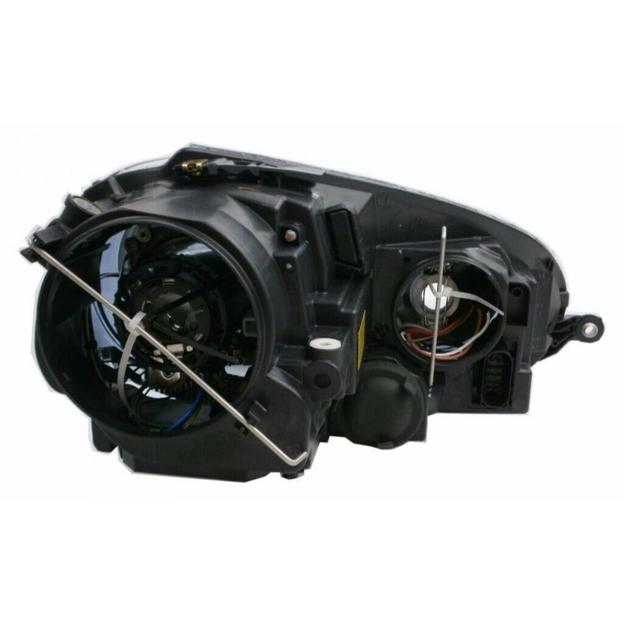 Depo HL9067 Xenon Hid Headlight Black Inner W/Mtr Left NS