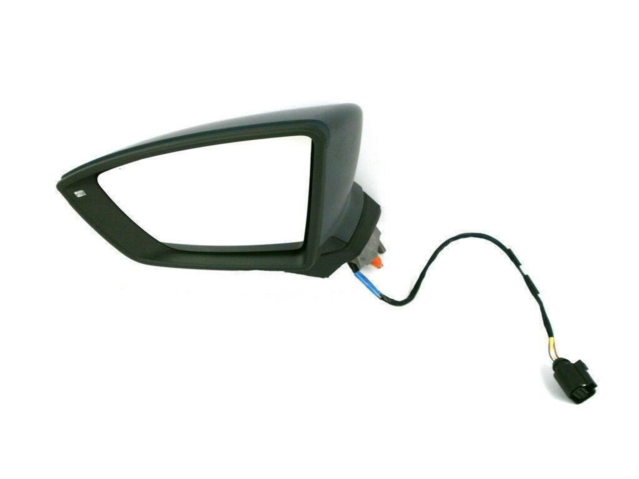 For Seat Leon Hatchback 1/2013-&gt; Electric Wing Door Mirror Primed Left Side NS