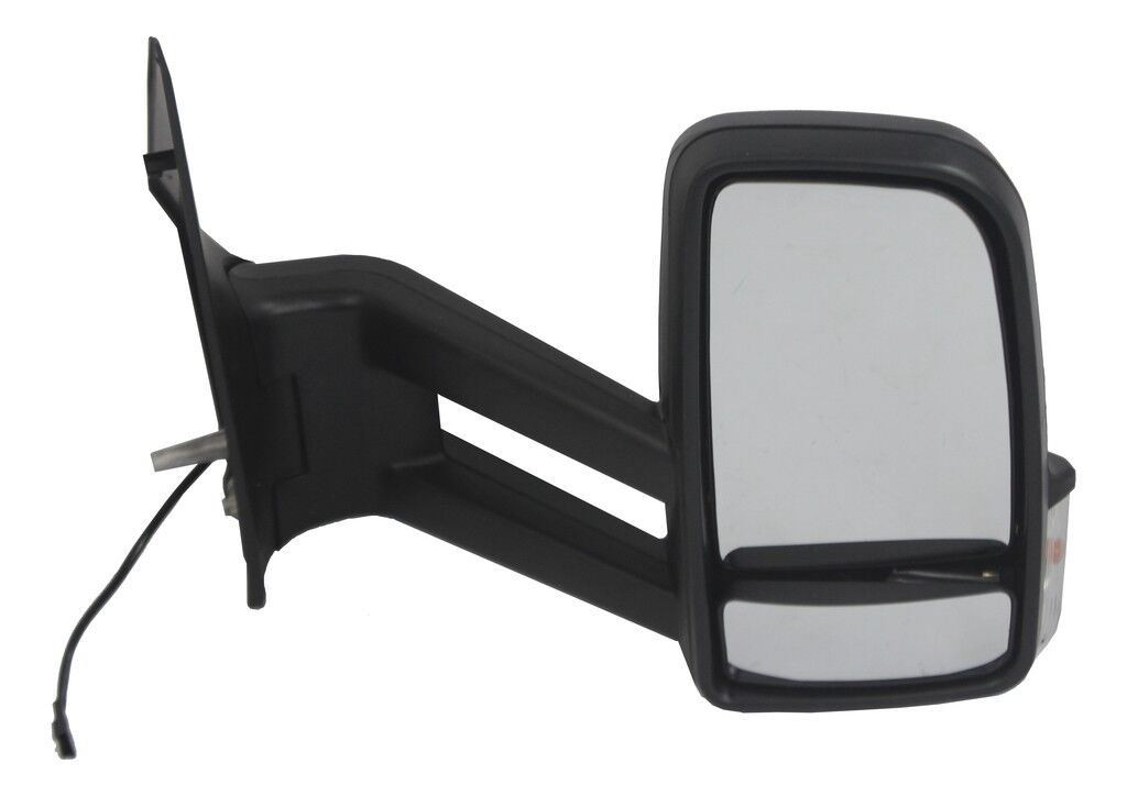 For Mercedes Sprinter Van 2006-> Manual Long Arm Wing Mirror Black Right OS