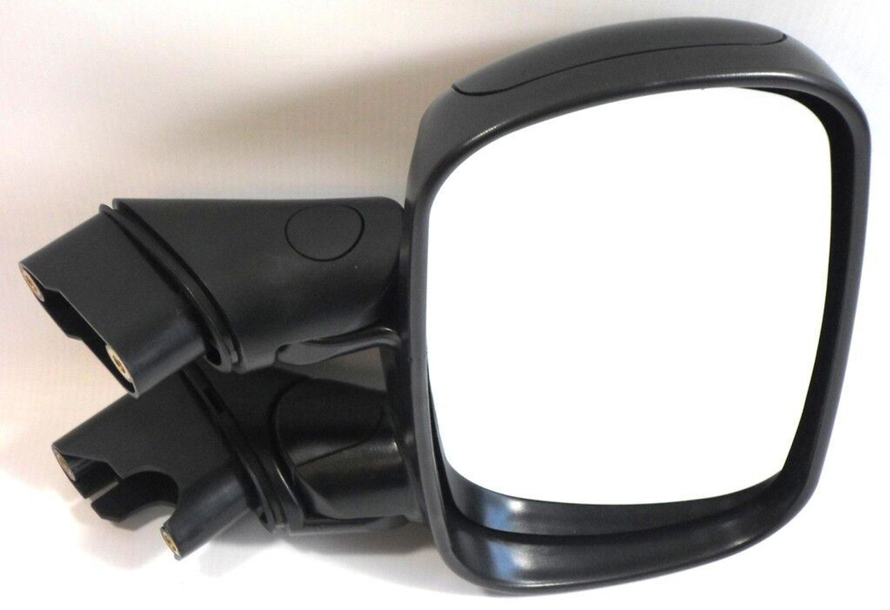 For Fiat Doblo Mk1 Van 2001-6/2010 Manual Wing Door Mirror Black Right OS Side