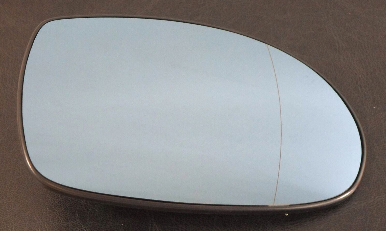 Trupart MG1020 Right Mirror Glass Heated Blue Tinted Fits Citroen C5 2001-08