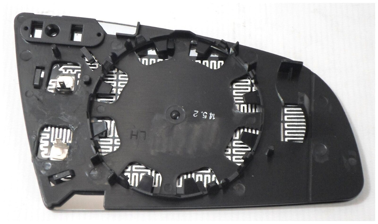 Trupart MG85 Left Mirror Glass Heated Chrome Convex Fits Audi A3 03-08 a4 B7