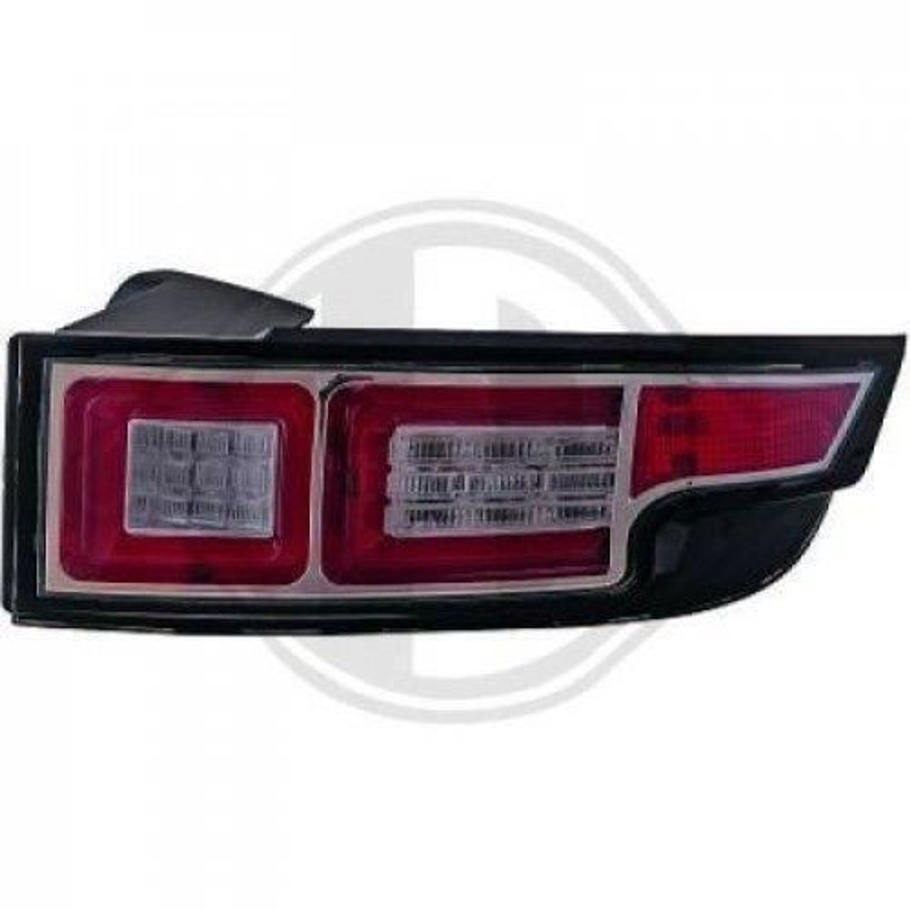 Back Rear Tail Lights Pair Set LED Clear Smoke Land Rover Evoque 10-