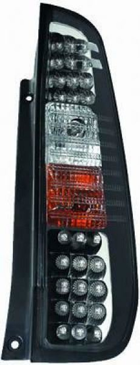 Back Rear Tail Lights Pair Set LED Clear Black For Ford Fiesta 3 Door 2002-08