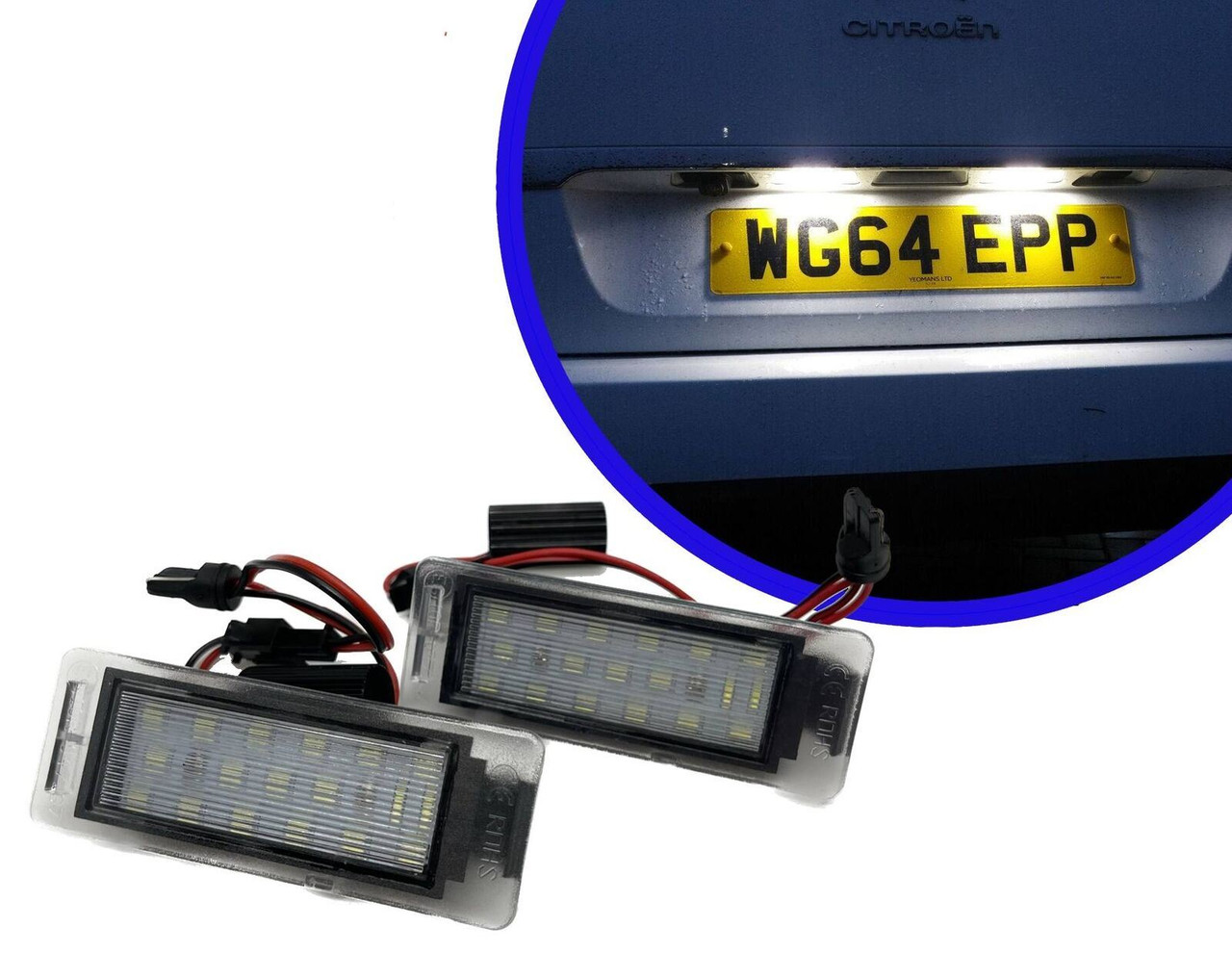 18 LED Rear Number Licence Plate lights For Vauxhall Insignia Sports Tourer 08-16
