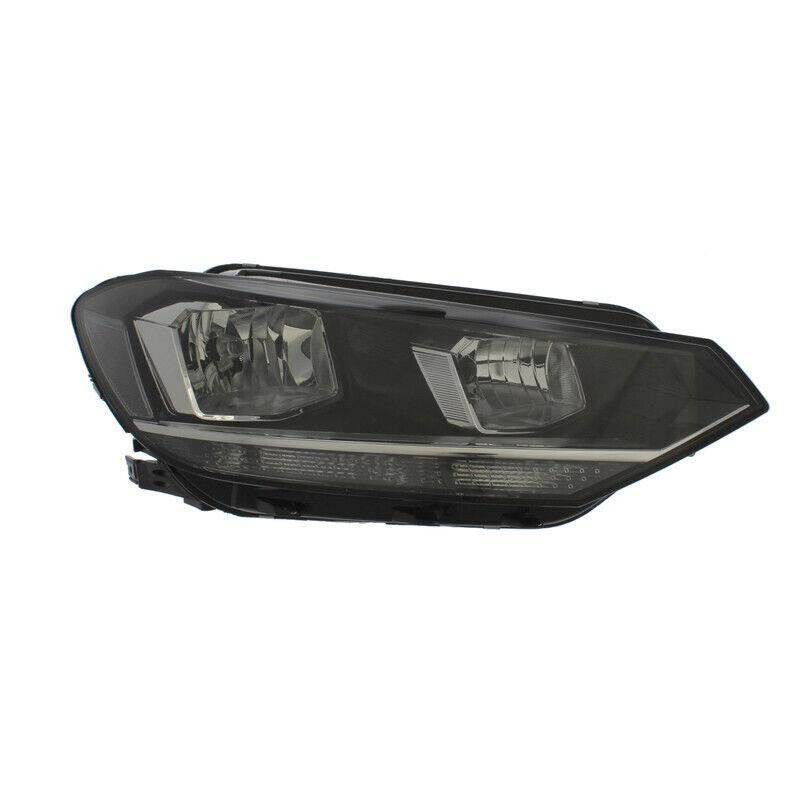 For VW Touran 7/15> Headlight TWIN (H7 H7) Black INNER (W/MTR) Right side