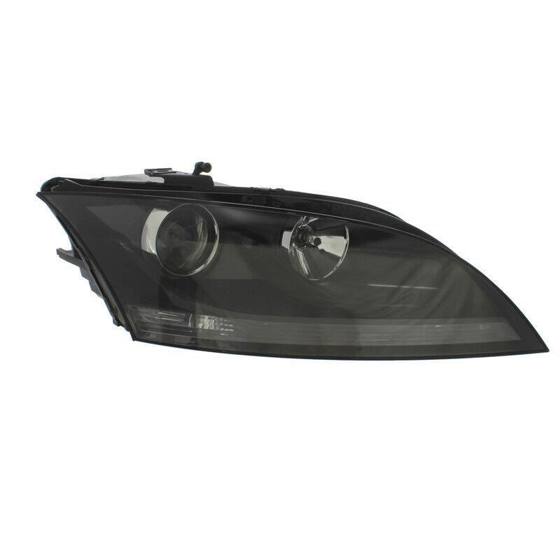 For Audi TT 9/06-11 Headlight Black INNER (Excl. CHRM TRIM) W/MTR Right side