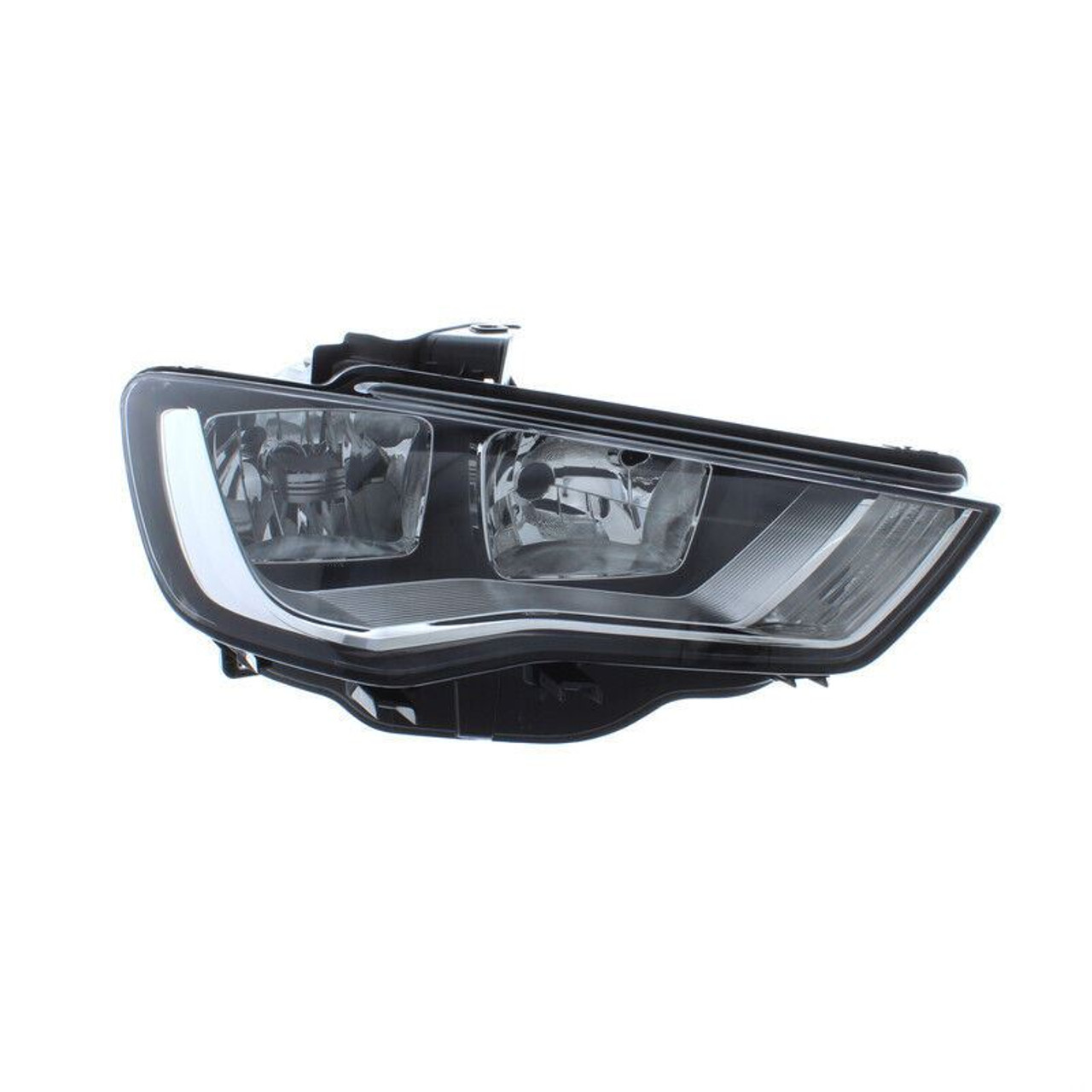 For Audi A3 5/12-12/16 Headlight Black INNER W/MTR Right side