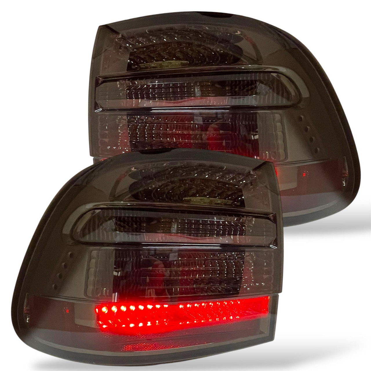 Back Rear Tail Lights Lamp Indicator Smoke LED Pair For Porsche Cayenne 03-06