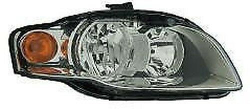 Eagle Eyes LHD Right Passenger Side Headlight Halogen For Audi A4 B7 04-08