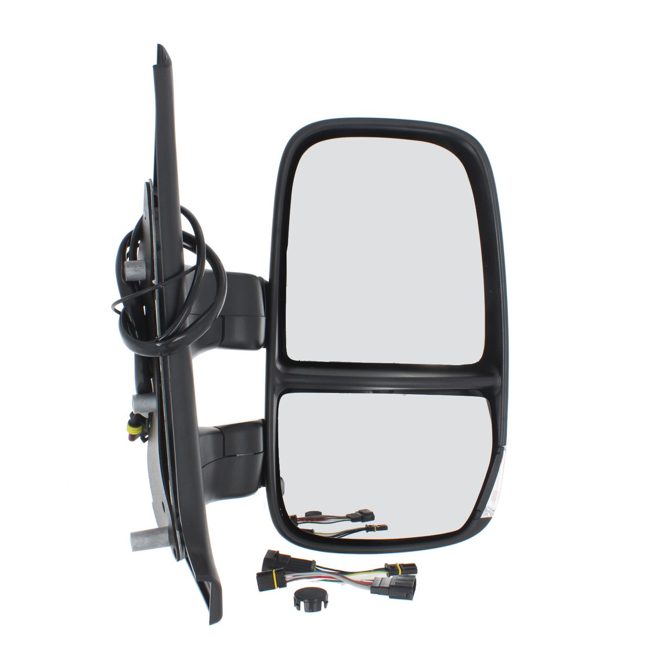 For Iveco Daily 3/06-9/14 S/ARM ELEC HEAT P/FOLD W/IND Black Right side