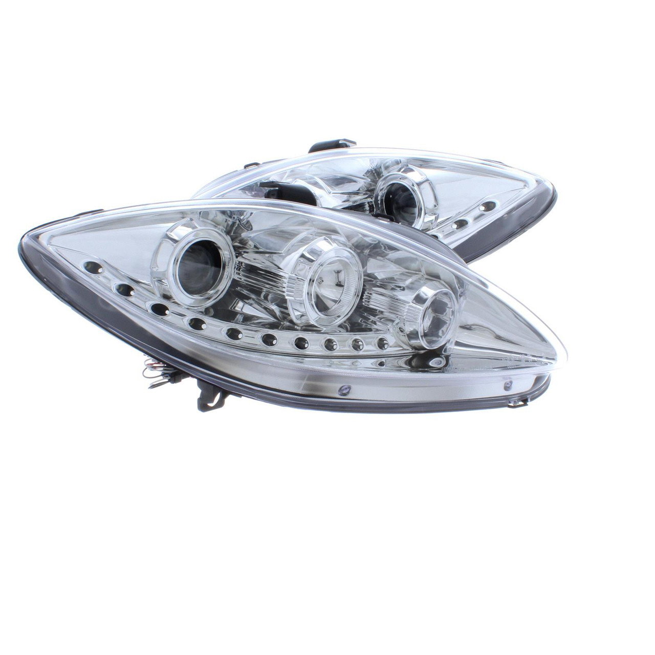 For Seat Leon 9/05-9/09 Headlight CHRM INNER (Incl. DRL) (PAIR)