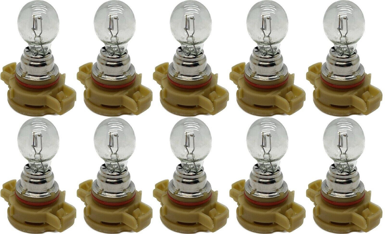 10 x 12V 24W H16 white Bulbs Lamp DRL Fog 9009 Psx24W PG20-7 5202 trade pack