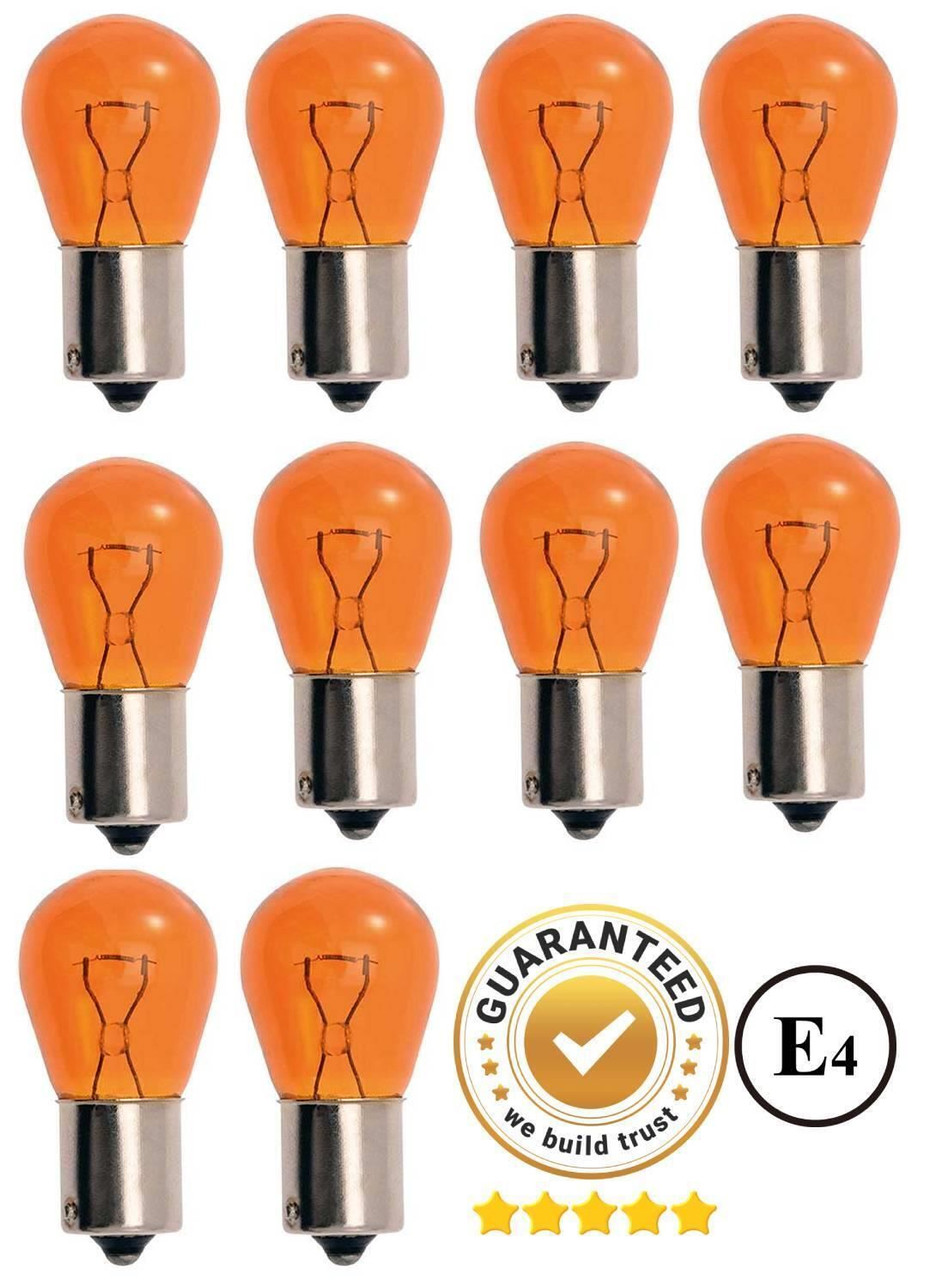 10 X 24V BAU15S 588 Amber PY21W Indicator bulbs Truck HGV Auto