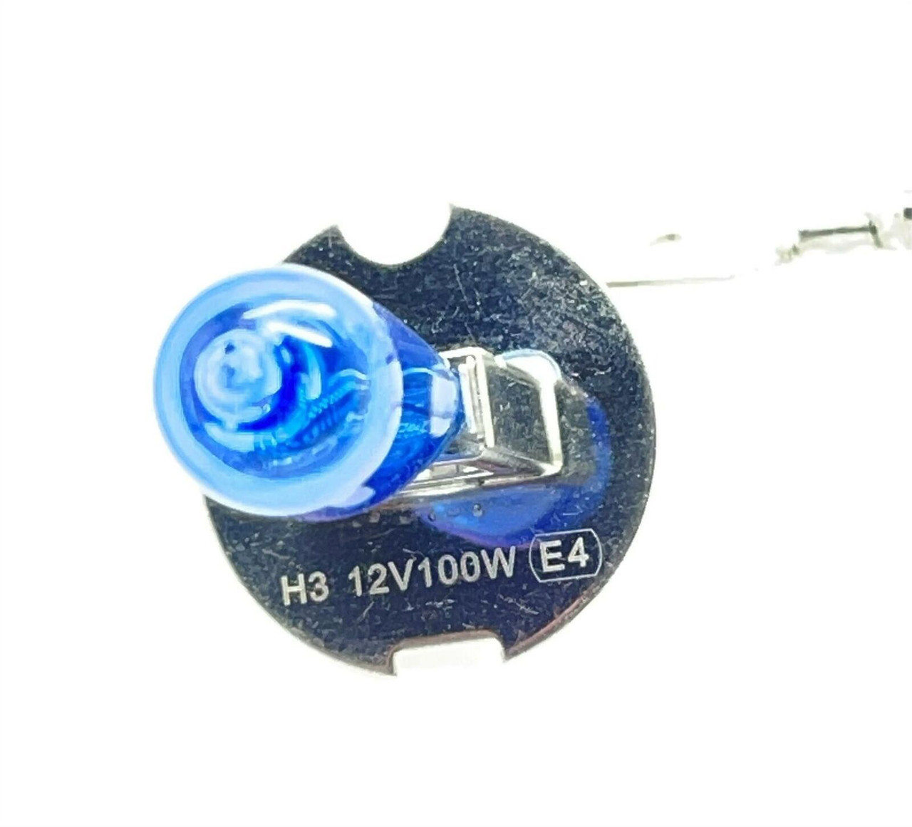 Pair 100w H3 453 offroad 7500K Xenon fog light bulbs blue