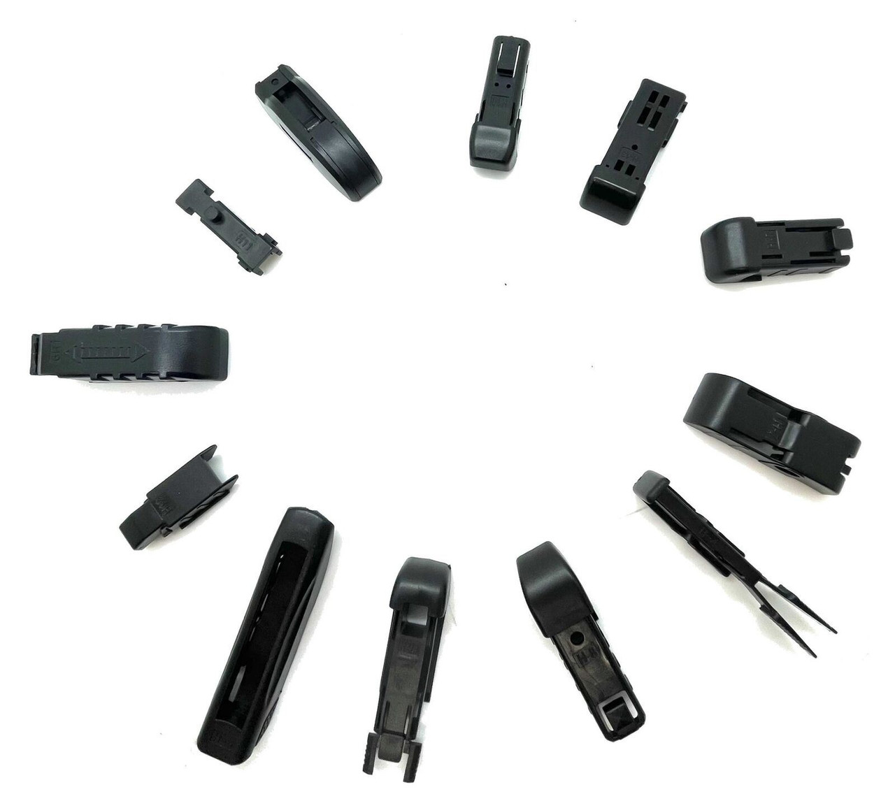 Pair Refresh Aero-D Flat Front Windscreen Wiper Blades Set 23" 15" Multi Fit