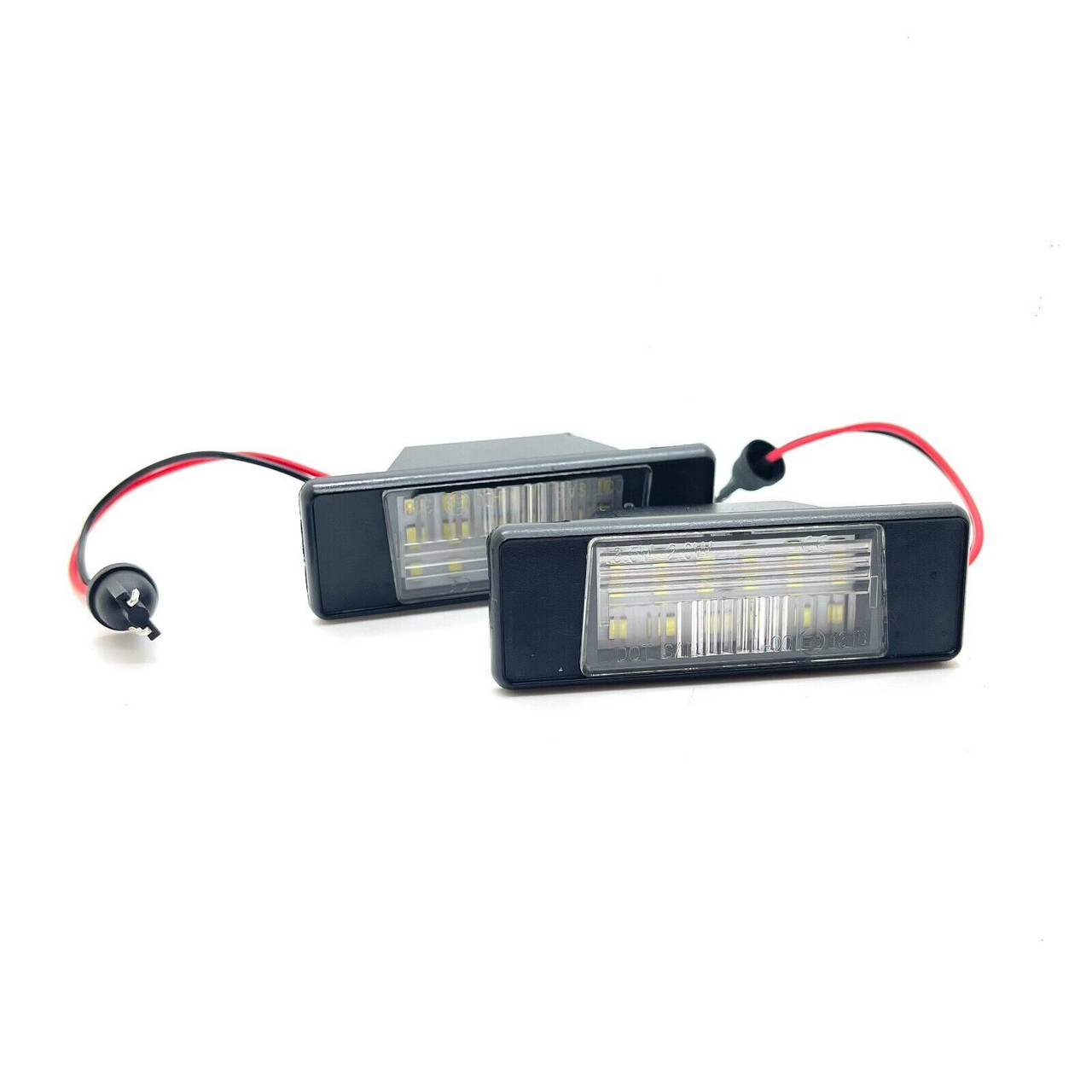 Pair LED Rear Number Licence Plate Lights Units lamps For Nissan Juke F15 10-17